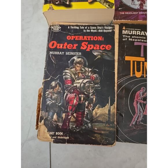 Lot of 4 Time Tunnel, The Pirates of Zan by Murray Leinster Paperback Books - Picture 4 of 7